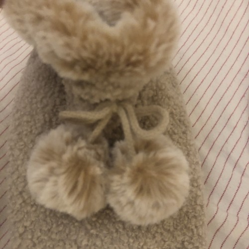 Primark beige fluffy slipper