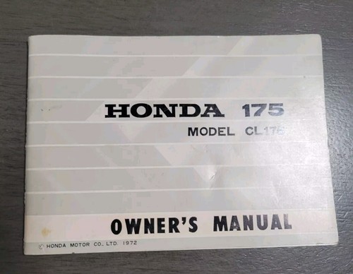 Vintage 1972 honda cl175 - honda,