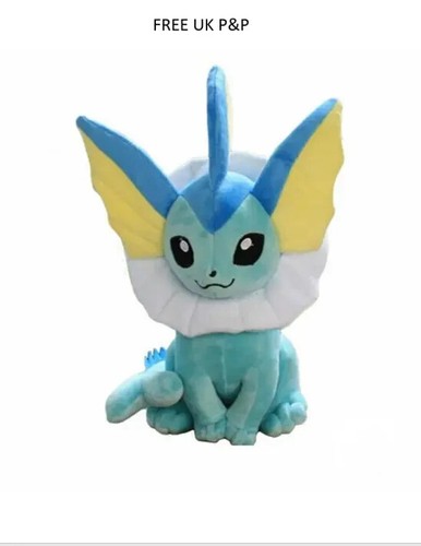 Vaporeon plush cartoon soft - plush,