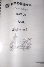 HYOSUNG EZ100 PARTS CATALOGUE MANUAL