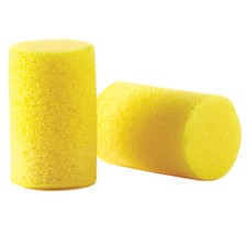 3M Classic Bright Yellow Cylindrical Moisture Resistant Ear Plugs SNR 28dB