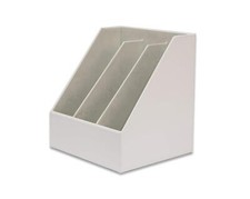 OSCO White Faux Leather Triple