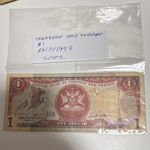 Trinidad tobago 1 banknote - trinidad, &