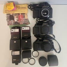 Canon T50 35mm Film Camera Lot