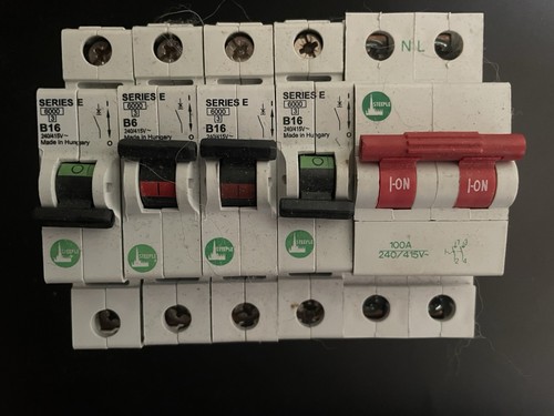 Steeple series mcb job lot - e,