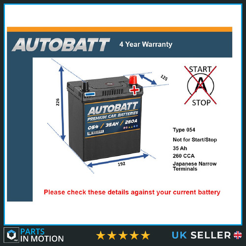 Battery fits honda civic 3 - battery,