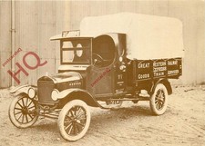 Picture Postcard>>VINTAGE COVERED VAN, LEFT HAND DRIVE, 1921 (REPRO)