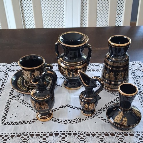 Hand made greek porcelain - greek,