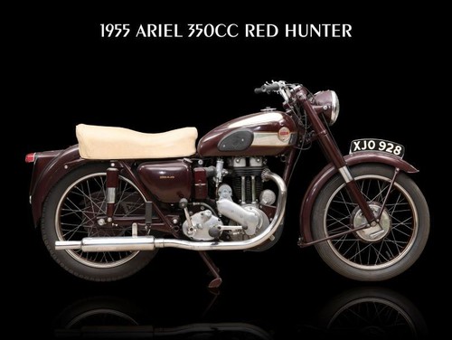 1955 ariel 350cc - ariel,