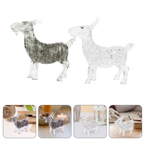 Pcs small goat ornament - 2,
