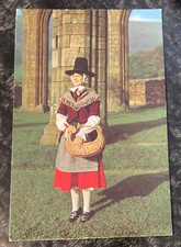 unused Postcard - Welsh Folk