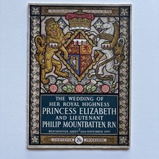 1947 Royal Wedding Souvenir
