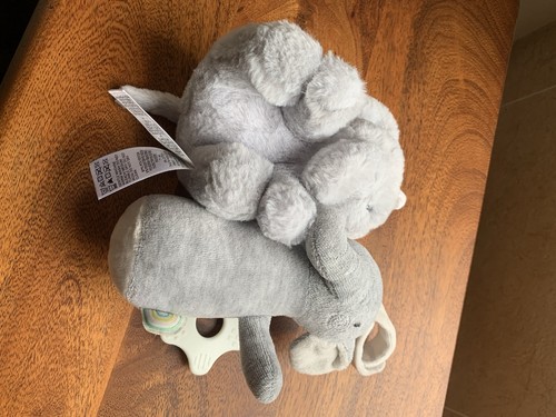 Soft toy elephants and my - and,