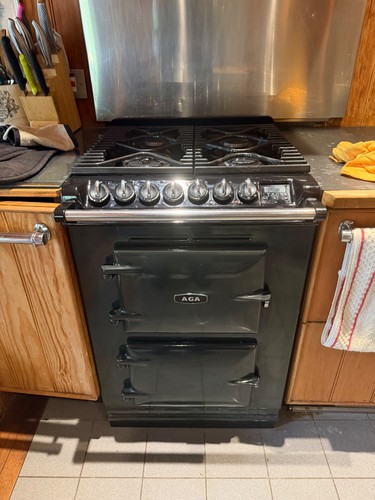 Aga two four module black - black, &