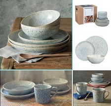 Denby Speckle Halo Plates Bowls Dishes & Cup Dinner Service (sold individually)