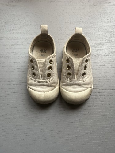 Toddle canvas shoes cream - h&m,
