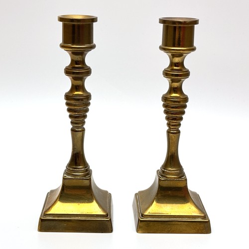 Pair vintage solid brass - pair,