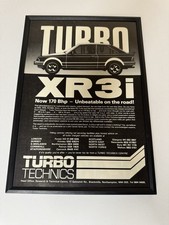 Framed 1985 Mk3 Ford Escort