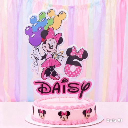 Minnie mouse inspired cake - minnie,