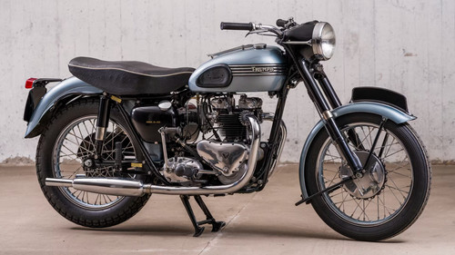 1954 triumph t110 motorcycle - t110,