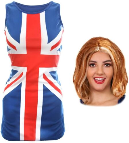 Ladies union jack dress - union,