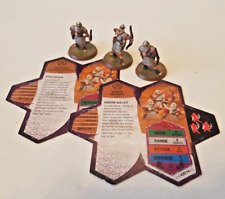 Official Heroscape Roman Archers Wave 1 Malliddon's Prophecy + UK & German Cards