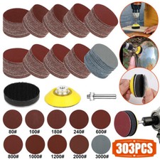 300Pcs 2" 80-3000 Grit Sanding