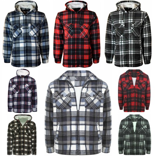 Mens padded shirt fur lined - padded,