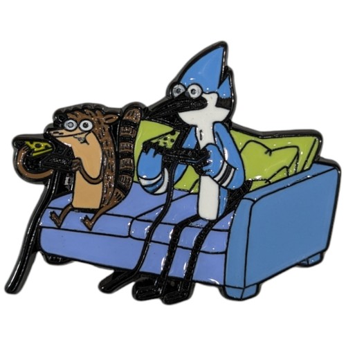 Regular show hat pin mordecai - regular,