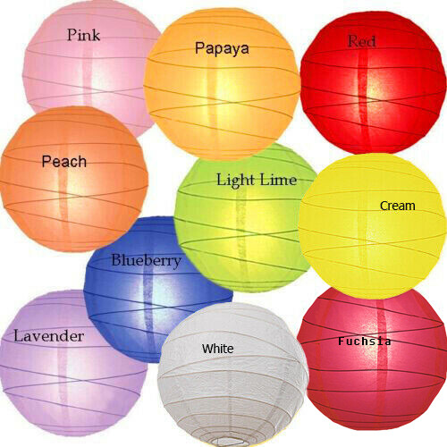 Color paper lantern - lantern, in