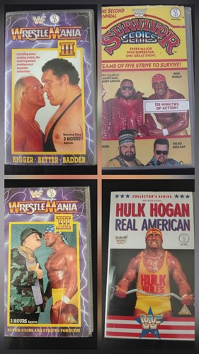 Wwf wwe vhs video - video, bundle