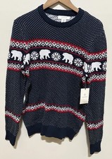 Aspen Sweater Mens M Blue