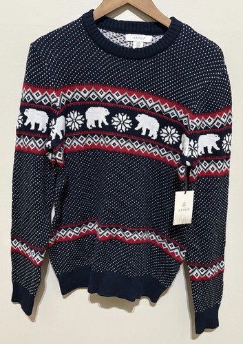 Aspen sweater mens - m, blue