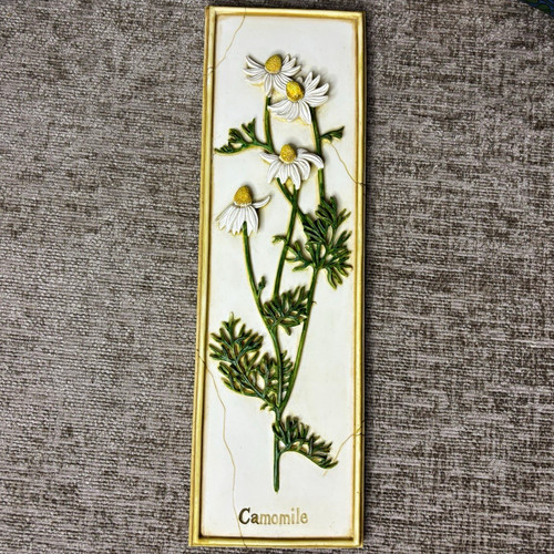 Vintage camomile floral 3d - vintage, m&s