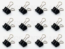 24 x 19mm Foldback Metal Black