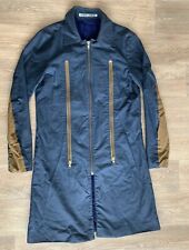 Cloak Waxed Overcoat Nyheke Lambert Designer Jacket Long Blue Zips Size M Men’s