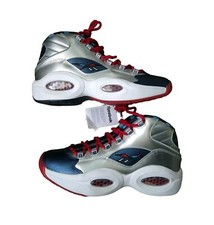 Iverson Reebok Harden x Question Mid Shoes (Sz 9) FZ1366 AI Answer Patriots