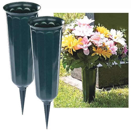Cemetery vases set 2 - vases, of