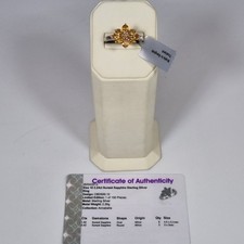 Gemporia 2.24ct Sunset Sapphire Sterling Silver Ring Size 10 / T-U COA