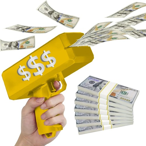 Money gun goldcannon shoot - gun,