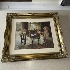 Large Gilded Swept Frame