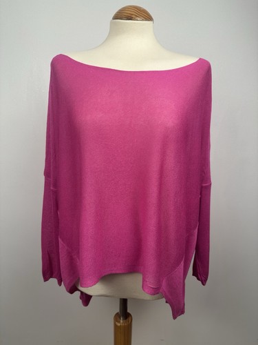 Fuchsia pink italian oversized - pink,