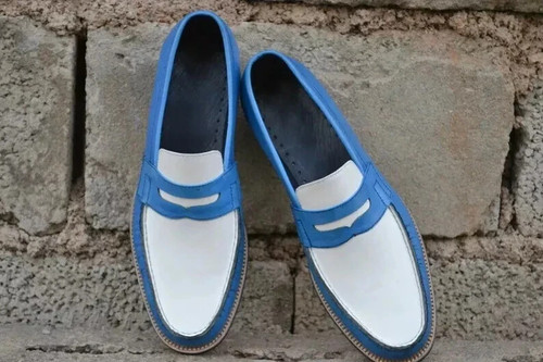 Mens handmade two tone - two,