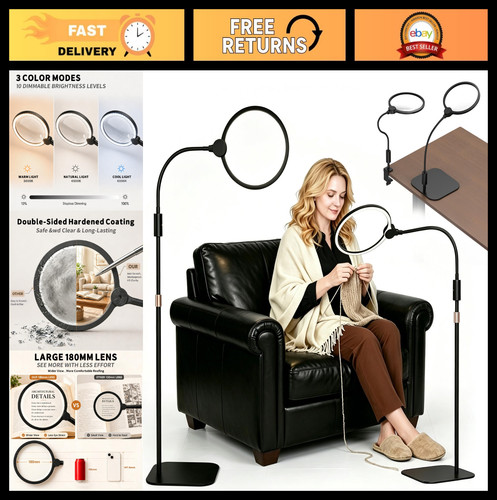 Extra large magnifying - 7.1",