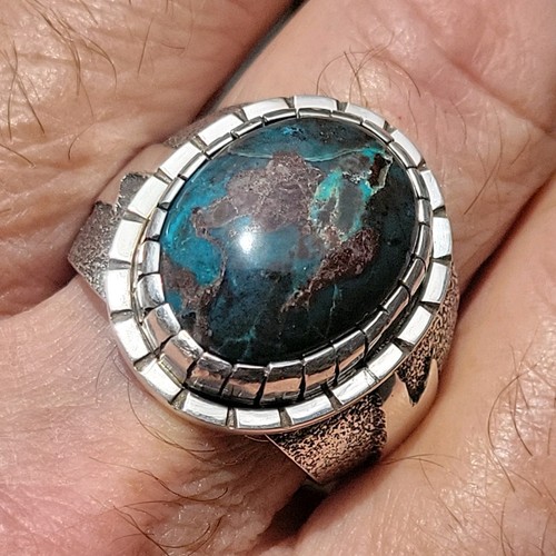 Natural bisbee turquoise tufa - bisbee,