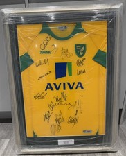 Norwich City Framed Signed