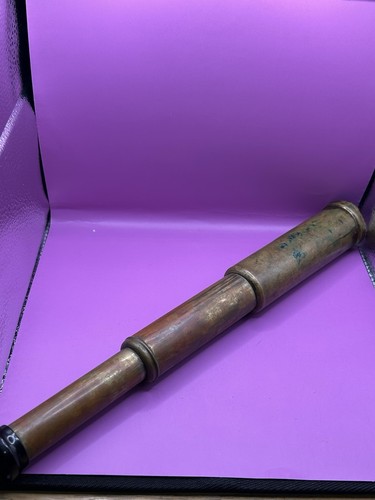 Small antique draw brass - antique, 3-draw