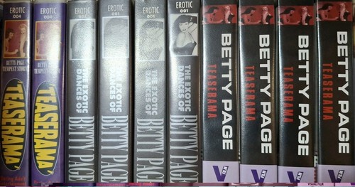 Rare betty page - vhs, tape