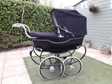 Silver Cross babies vintage pram 1940s - 1950s black