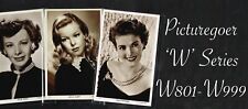 PICTUREGOER - 'W' Series ☆